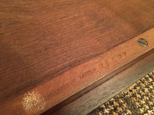 fig 1. Quality Victorian Rosewood Side Table, Stamped