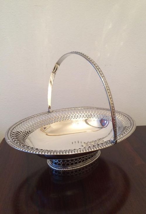 George V Silver Basket, 453 Grams