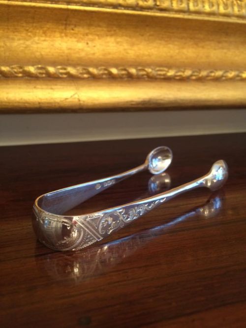 Edwardian Silver Sugar Tongs, 1905