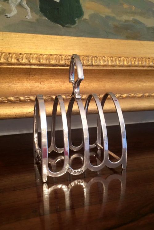 George V Silver Toast Rack, 1930