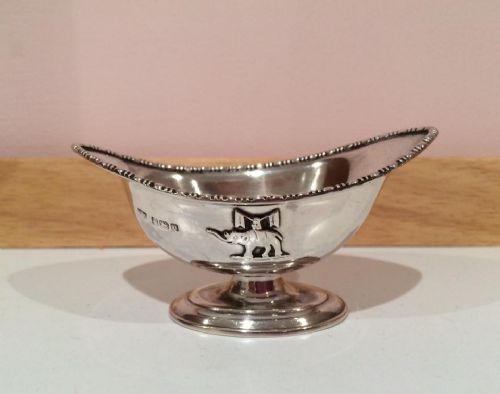 Silver Salt with Elephant Motif, 1913