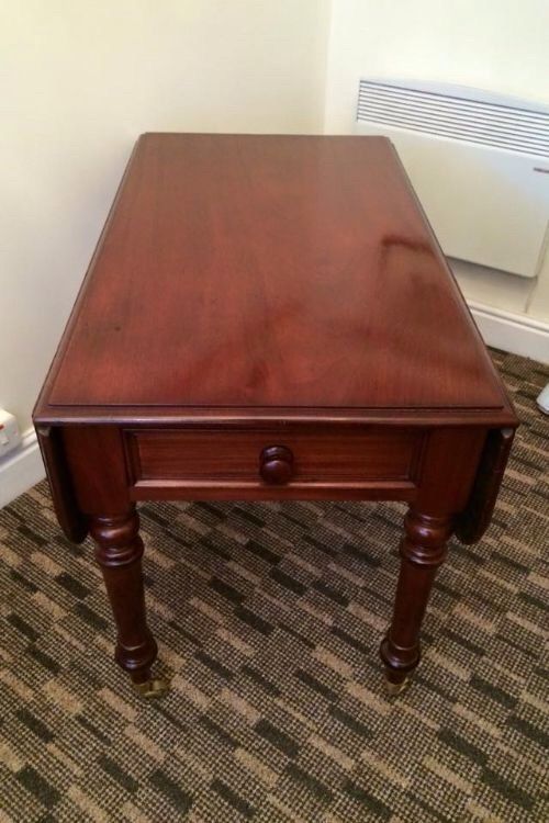 fig 1. Victorian Mahogany Pembroke Table