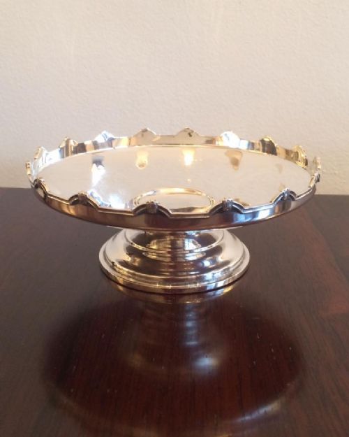 Art Deco Silver Bon Bon Dish, 1933