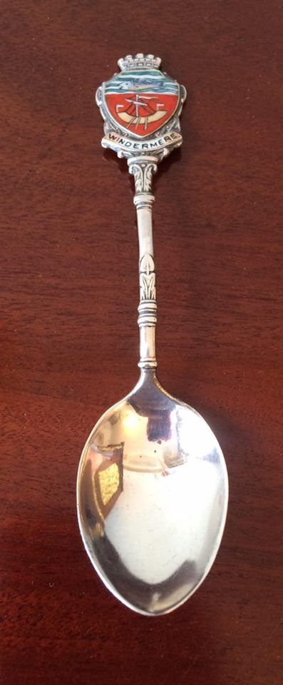 Silver Souvenir Tea Spoon, Chester 1921