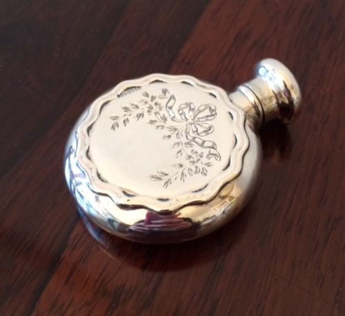 Edwardian Silver Scent Bottle