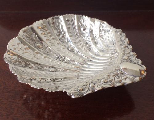 Victorian Silver Bon Bon Dish, 1892