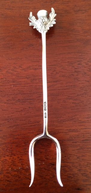 Silver Pickle Fork, Sheffield 1908