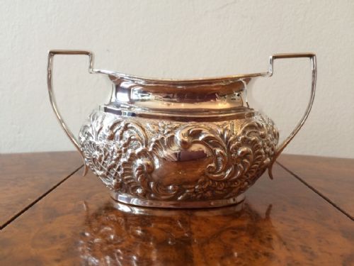 Edwardian Silver Sugar Bowl, 1903