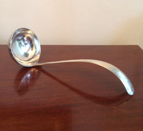 Large Dutch Solid Silver Ladle, 1915 (247 Grams)
