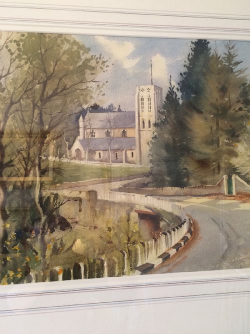 fig 1. John Hobson Nicholson Watercolour, Isle of Man