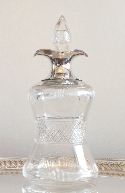 Edwardian Decanter by Walker & Hall, Hallmarked Sheffield 1904