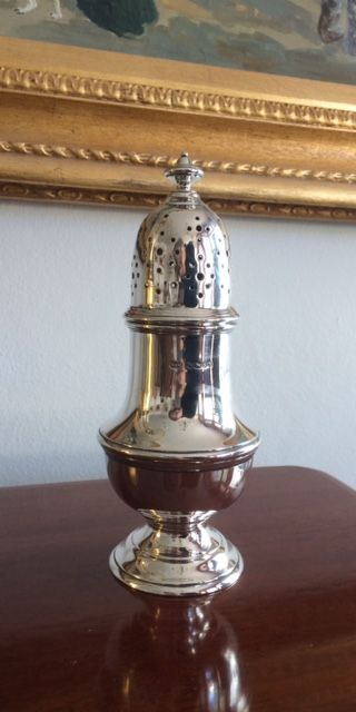 fig 1. George V Solid Silver Sugar Caster