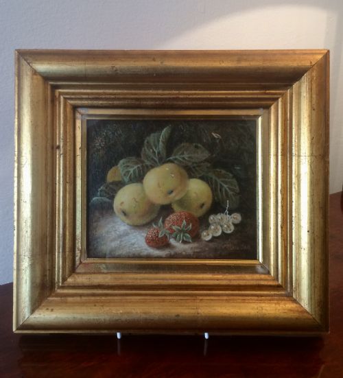 
Victorian Still Life Oil Painting by Oliver Clare (1853 - 1927)