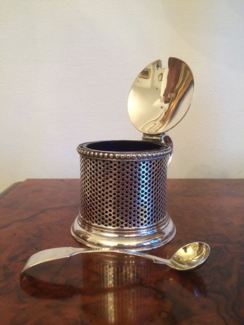 Quality Victorian Silver Mustard Pot by Angell & Angell, 1846