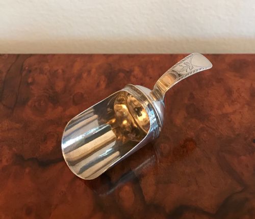 George III Silver Caddy Spoon