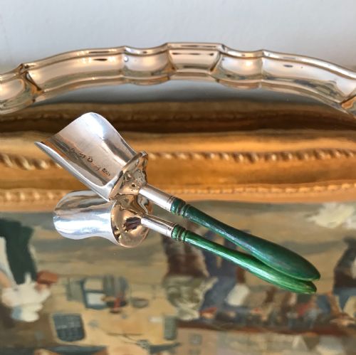 George III Silver Caddy Spoon, Hallmarked Birmingham 1807 by William Pugh