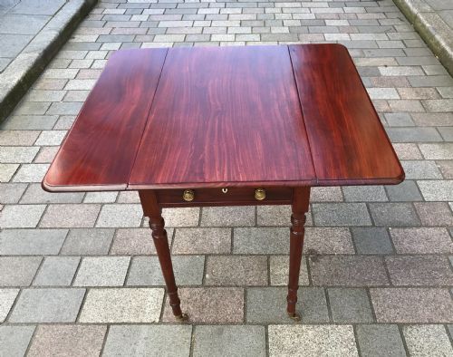 fig 1. Regency Mahogany Pembroke Table, Circa 1820