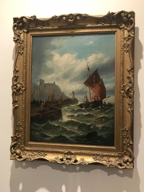 Victorian Marine Oil Painting by George Callow (1829-1875)