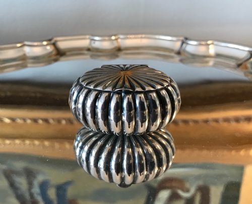 Victorian Silver Snuff Box, Hallmarked Birmingham 1891 by Levi & Salaman