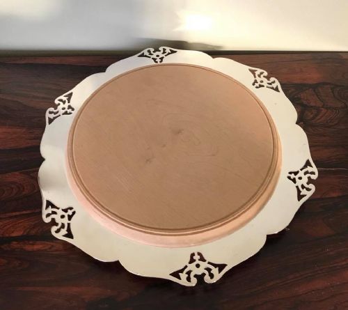 Edwardian Silver Plated Bread Board