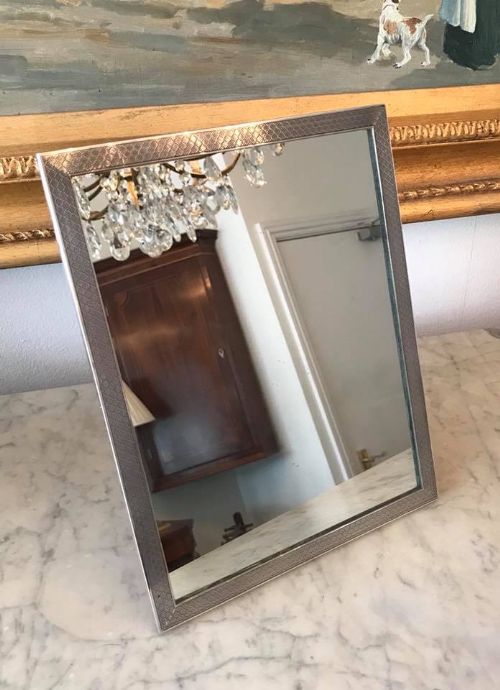 George V Silver Dressing Table Mirror, 1927
