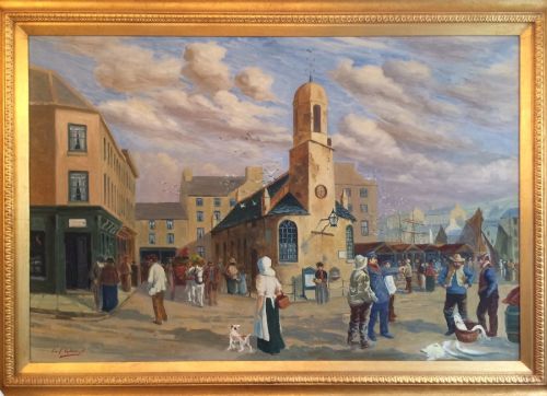 Large Oil Painting by Edward Christian Quayle (1871 - 1946)
