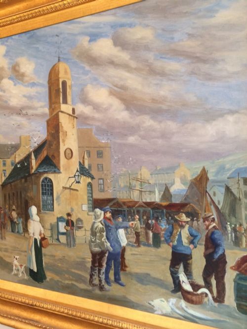 fig 2. Large Oil Painting by Edward Christian Quayle (1871 - 1946)