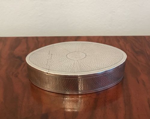 George III Silver Snuff Box by Phipps & Robinson, Hallmarked London 1813