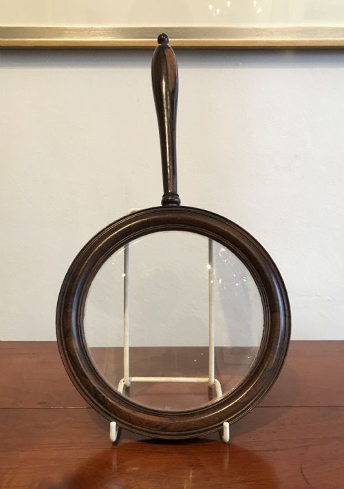 Rare Regency Rosewood Gallery Glass