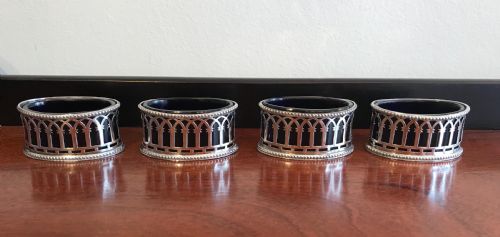 Set of 4 George V Silver Salts, 1911