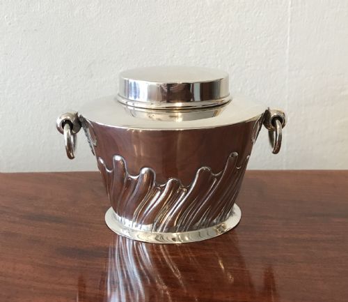 Edwardian Silver Tea Caddy, 1906