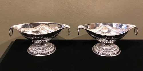 Attractive Pair of Late Victorian Table Salts, 1901