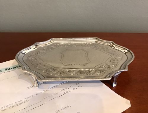 Quality George III Silver Teapot Stand