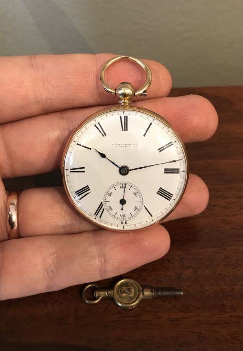 Victorian 18ct Gold Pocket Watch