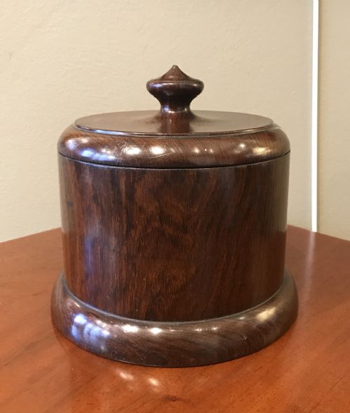 Large 19th Century Rosewood Tobacco Caddy Box