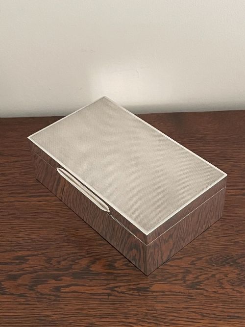 George VI Silver Cigarette Box