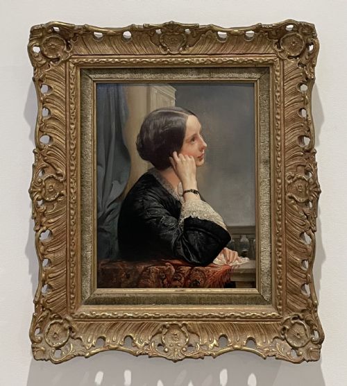 Edwin Frederick Holt, (British 1830-1912), Portrait, Oil on Board