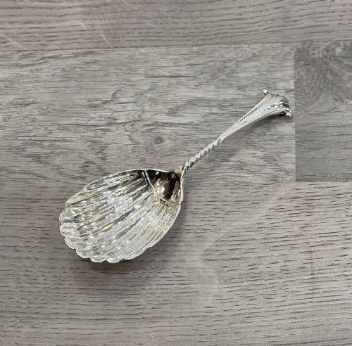 Victorian Silver Caddy Spoon, Onslow Pattern
