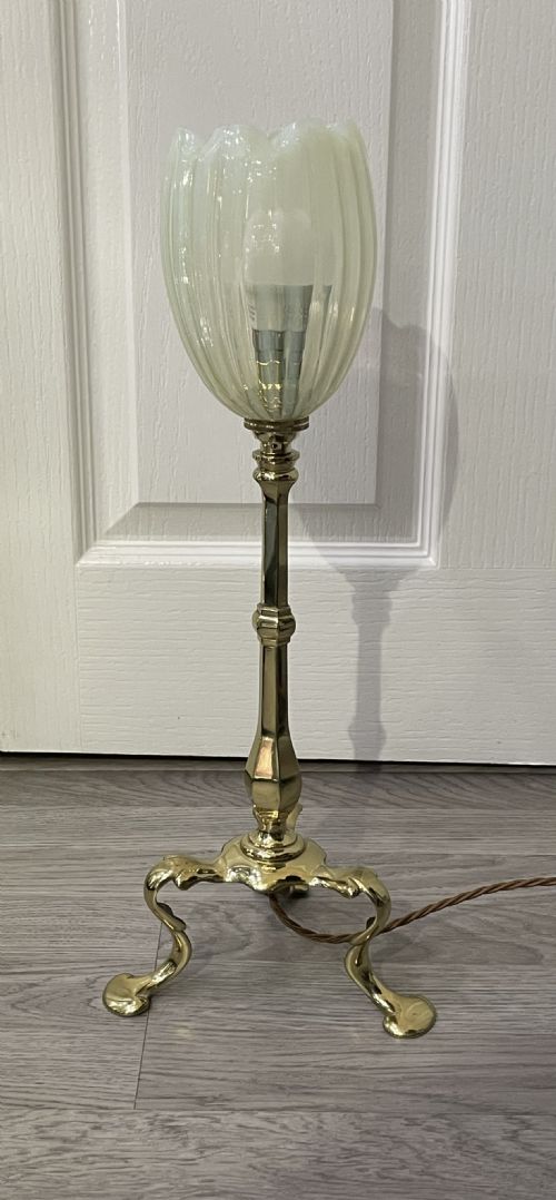 Fantastic Pullman Brass Table Lamp by Faraday & Sons