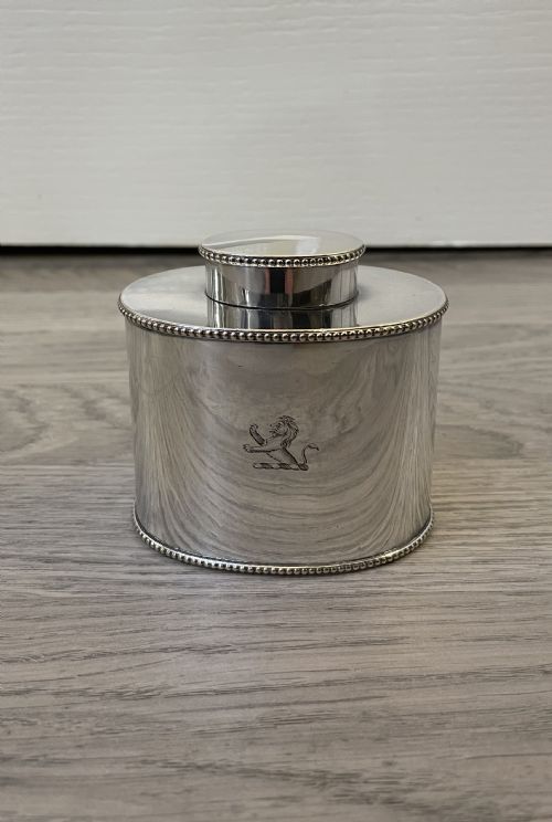 Regency Old Sheffield Plated Tea Caddy