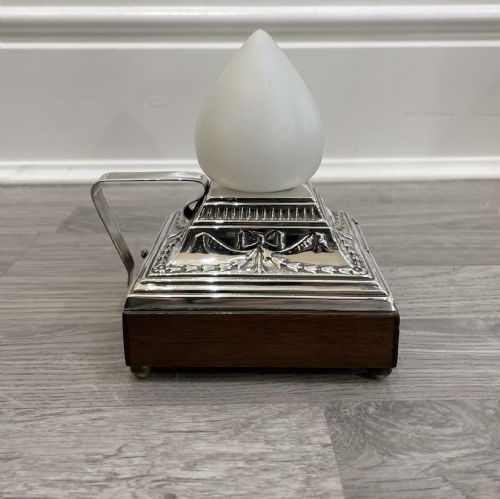 Rare 1930s Silver ‘Go to Bed’ Lamp Torch