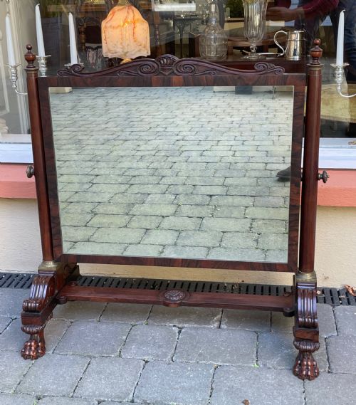 Exquisite Regency Rosewood Dressing Table Mirror, Gillows