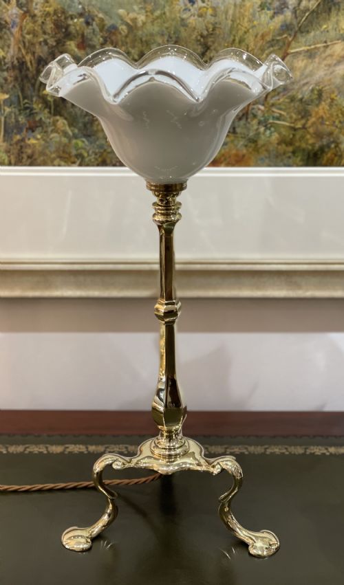 Pullman Brass Table Lamp by Faraday &
Sons