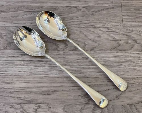 George V Silver Salad Severs by James Dixon & Sons Ltd
