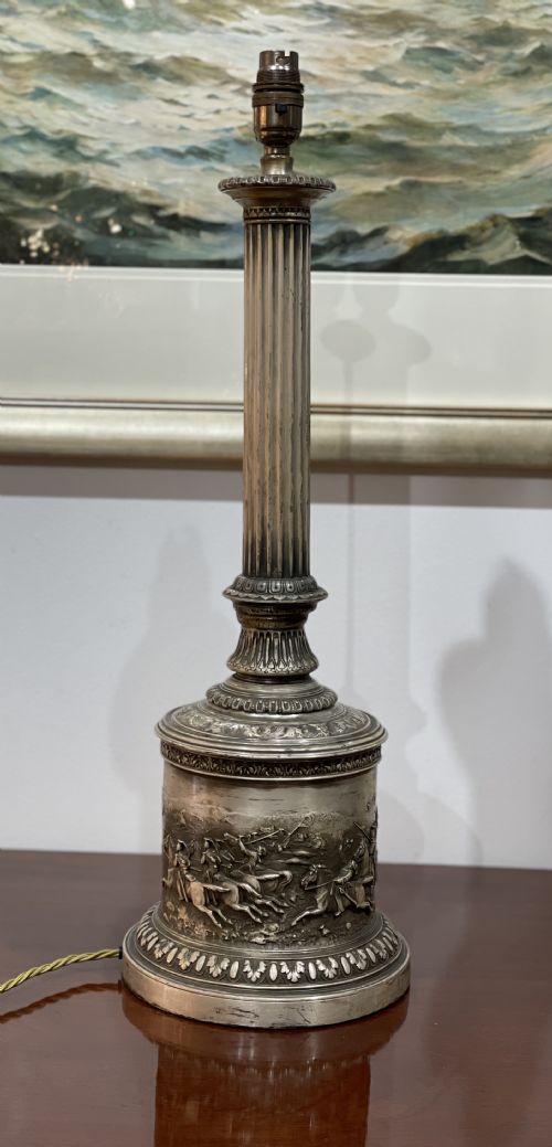 A Most Impressive Elkington & Co Table Lamp