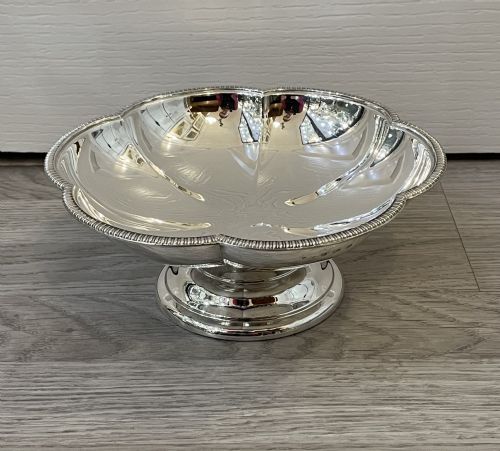 George V Solid Silver Comport Bowl