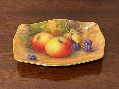 Royal Worcester Hand Painted Dish, by a Schuck