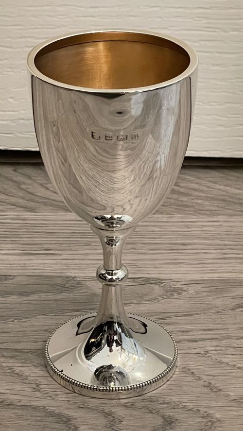 George V Solid Silver Goblet, Birmingham 1912