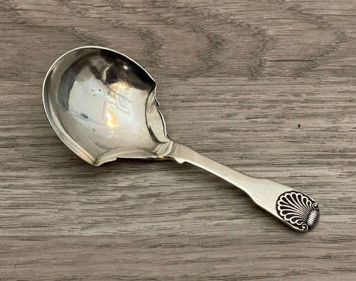 George III Scottish Silver Caddy Spoon