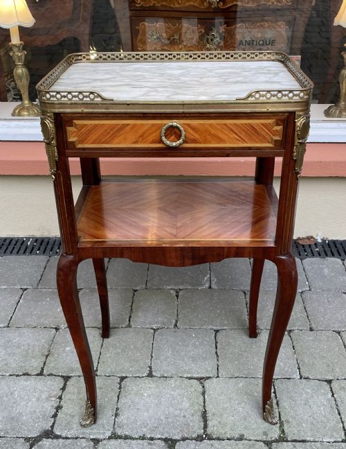 Louis XVI Kingwood and Parquetry Side Table